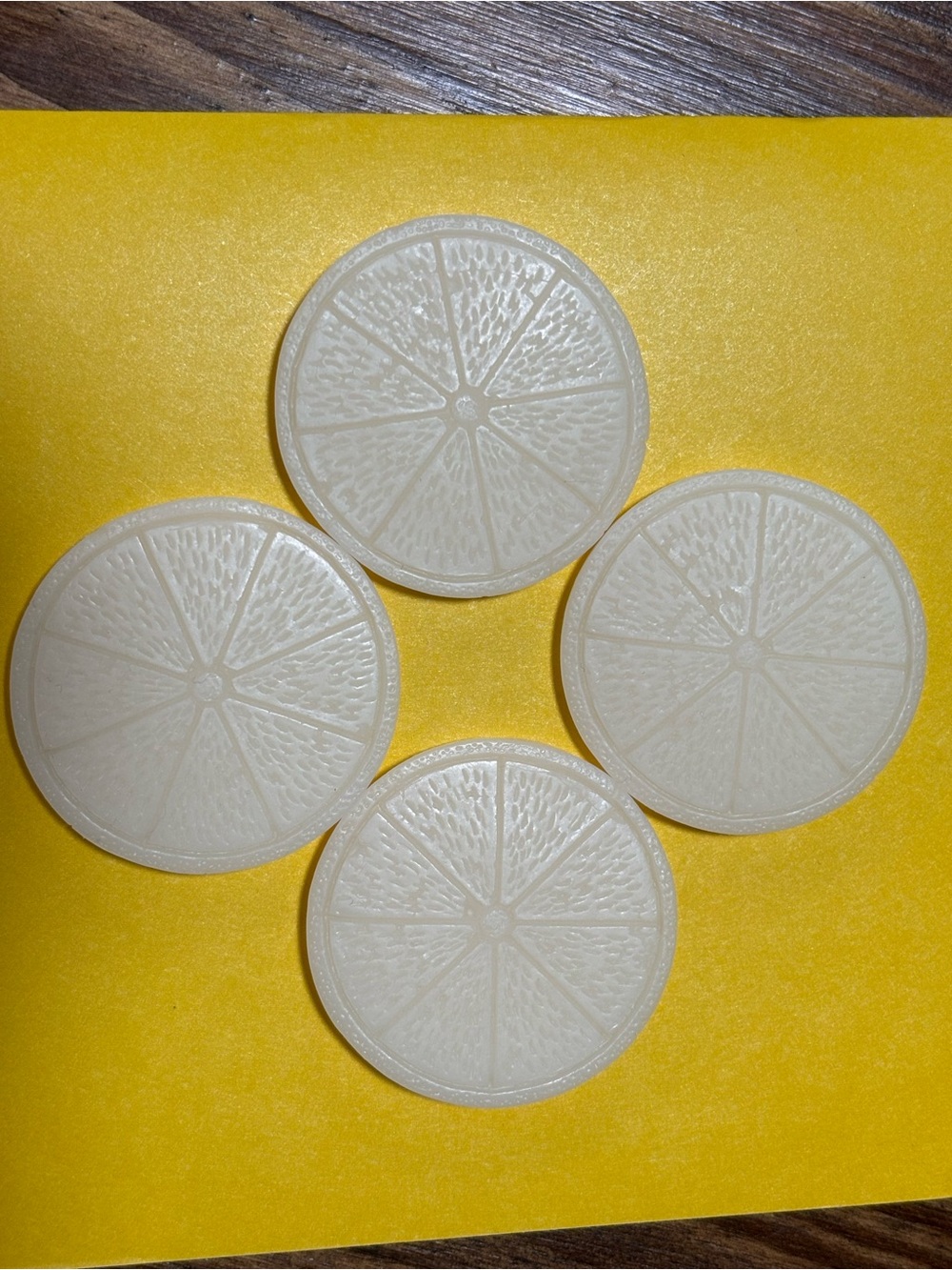 Hand Crafted Lemon Slice Wax Melts (8 slices) - SweetLemonade Scented - Picture 5 of 5